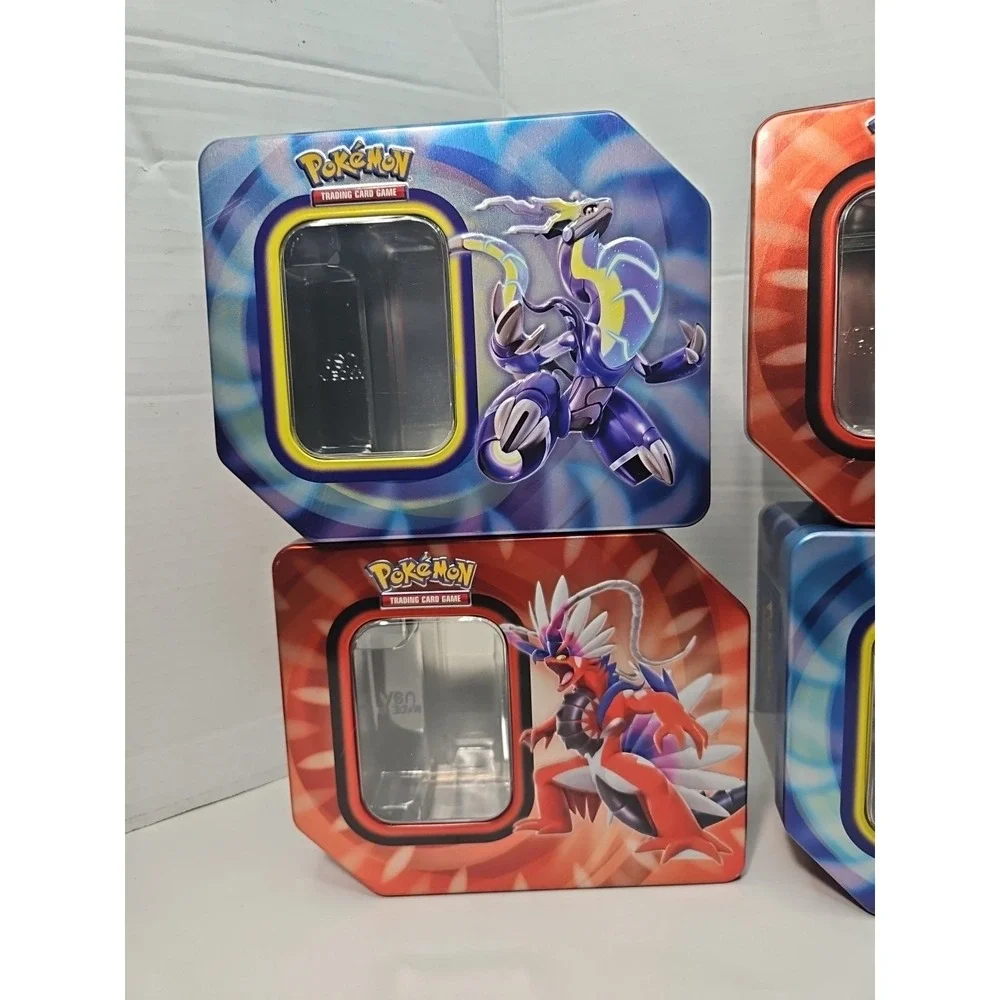 6 Empty Pokémon Card Game Tins - TINS‎ ONLY, NO CARDS TCG With Booster Insert Ex